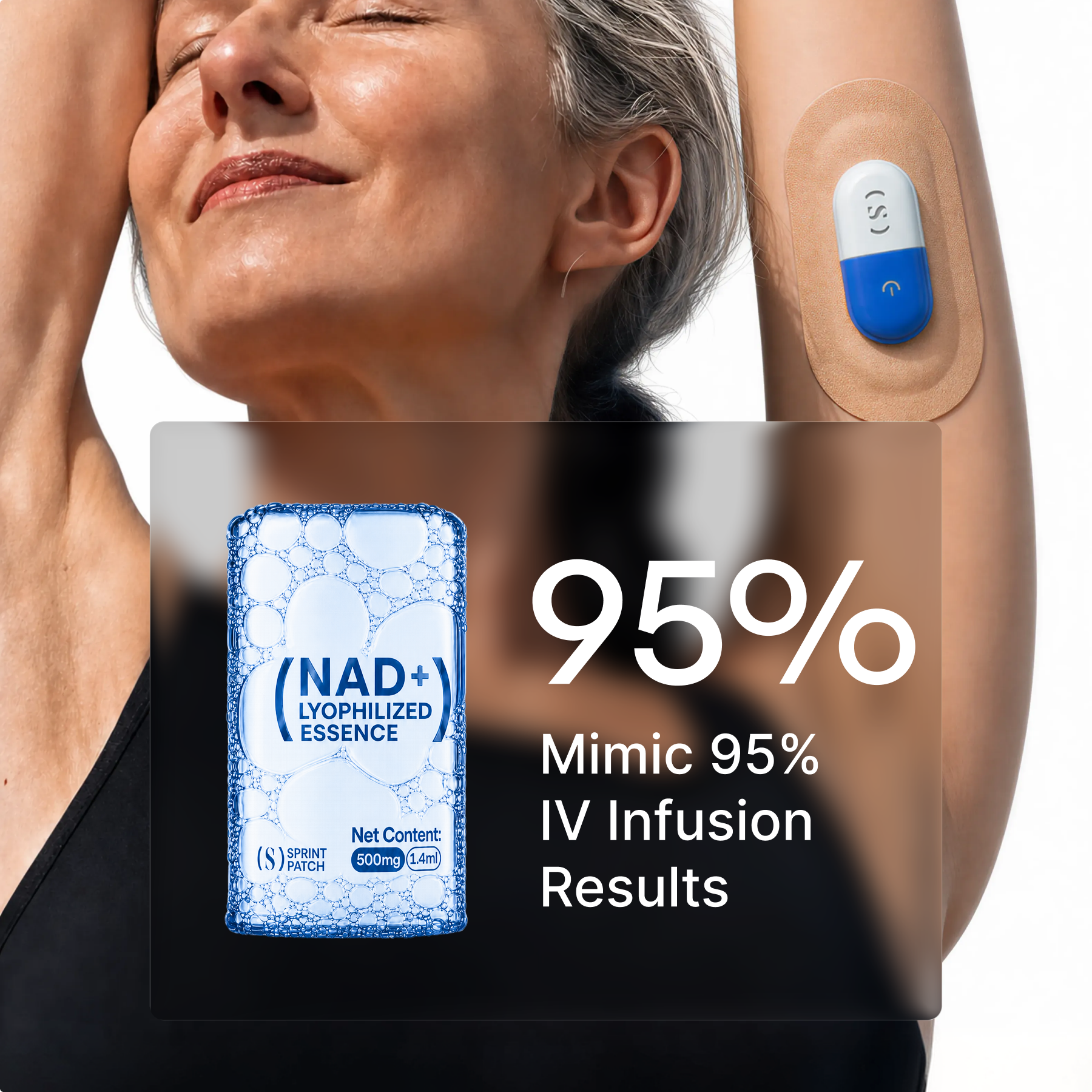 SPRINTPATCH NAD+ Microcurrent Transdermal Patch